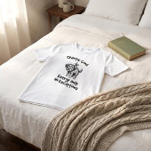 面白いボロボロの子犬のグラフィックTシャツ Tシャツ
