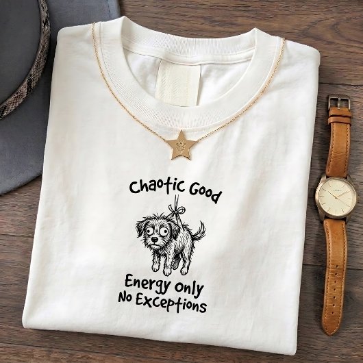面白いボロボロの子犬のグラフィックTシャツ Tシャツ