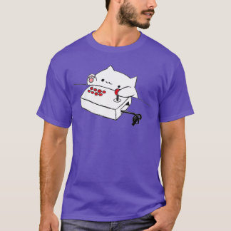 面白いボンゴ猫 楽しい かわいい ゲーマー メメ猫 Tシャツ メンズ 