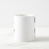 面白いボート コーヒーマグカップ (中央)