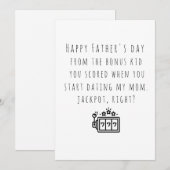 面白いボーナスパパカード　ボーナスキッドより シーズンカード (正面/裏面)