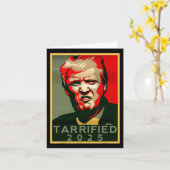 面白いポスター トランプ 支持者 政治風刺 H カード (黄色い花)