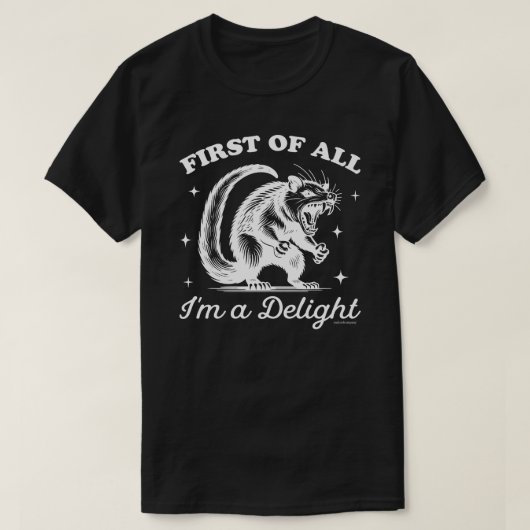 面白いポッサムTシャツ - 最高です Tシャツ (デザイン正面)