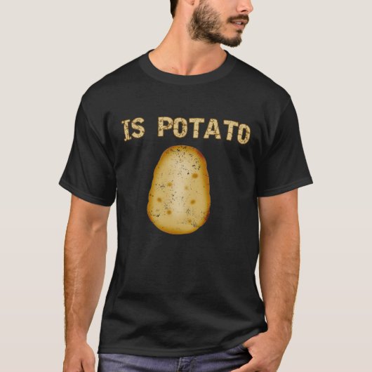 面白いポテトはポテト Tシャツ (正面)