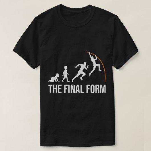面白いポールバレル進化の最終形 Tシャツ (デザイン正面)
