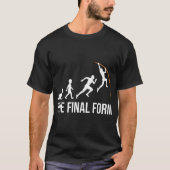 面白いポールバレル進化の最終形 Tシャツ (正面)