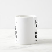 面白いマグカップで誰かになる コーヒーマグカップ (中央)
