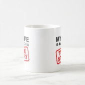 面白いマグカップのストーリー コーヒーマグカップ (中央)