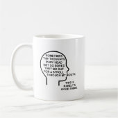 面白いマグカップのデザイン Funny Mug コーヒーマグカップ (左)