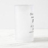 面白いマグカップのビール引用文男の誕生日ユーモアの贈り物 フロストグラスビールジョッキ (中央)