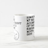 面白いマグカップの引用 コーヒーマグカップ (中央)