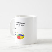面白いマグカップ コーヒーマグカップ (正面左)