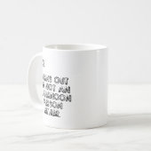 面白いマグカップ 午後の人じゃない コーヒーマグカップ (正面左)