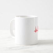 面白いマグカップ 暇なときは死ぬまで ユーモア コーヒーマグカップ (正面左)