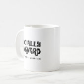 面白いマグカップ 社会的にはぎこちない コーヒーマグカップ (正面左)