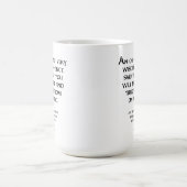 面白いマグカップ 賢い助言 コーヒーマグカップ (中央)