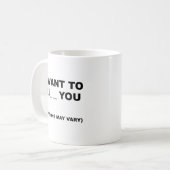 面白いマグカップ Funny Mug コーヒーマグカップ (正面左)