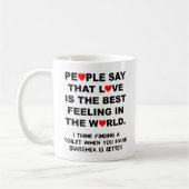 面白いマグカップ Funny Mug コーヒーマグカップ (左)