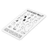 面白いマナテーズ磁石 マグネット (左側)