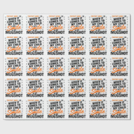 面白いママ保護モード サルカスティックママ引用Tシャツ ラッピングペーパー