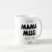 面白いママ コーヒーマグカップ (正面右)