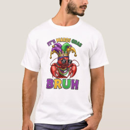 面白いマルディグラ ザリガニの兄貴 Tシャツ