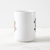 面白いミツバチのブリトー コーヒーマグカップ (中央)