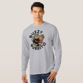 面白いミツバチのブリトー Tシャツ (正面フル)