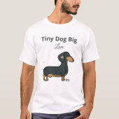 面白いミニチュアダックスフンドマママグギフト Tシャツ (正面)