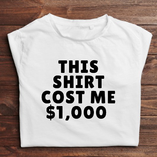 面白いミニマリスト サラシスト Tシャツは1000円です Tシャツ