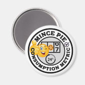 面白いミンスパイ消費メトリック マグネット (正面/裏面)