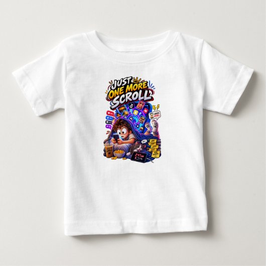 面白いミーム ベビーTシャツ (正面)
