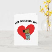 面白いミーム　俺はただのクールな男　バレンタインカップルM カード (黄色い花)