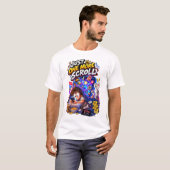 面白いミーム - 共感できるユーモアとコメディデザイン Tシャツ (正面フル)