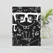 面白いミーム 数学ジョーク 幸せな顔 招待状 (スタンド正面)