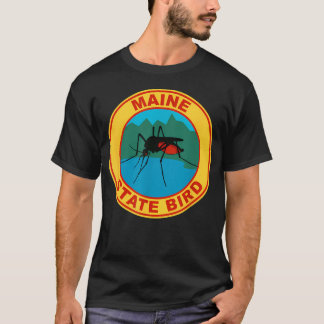 面白いメイン州の蚊の州 Tシャツ