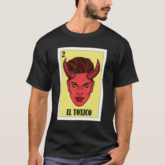 面白いメキシコのデザイン - エル・トキシコ Tシャツ (正面)