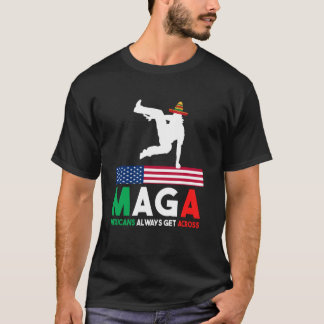 面白いメキシコの誇り メキシコ人は常に乗り越える Tシャツ