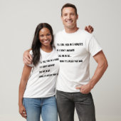 面白いメッセージTシャツ クラシックテキスト Tシャツ (ユニセックス)