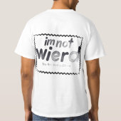 面白いメンズTシャツ Tシャツ (裏面)