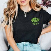面白いメンタルヘルスケアの名言と脳のグラフィック Tシャツ