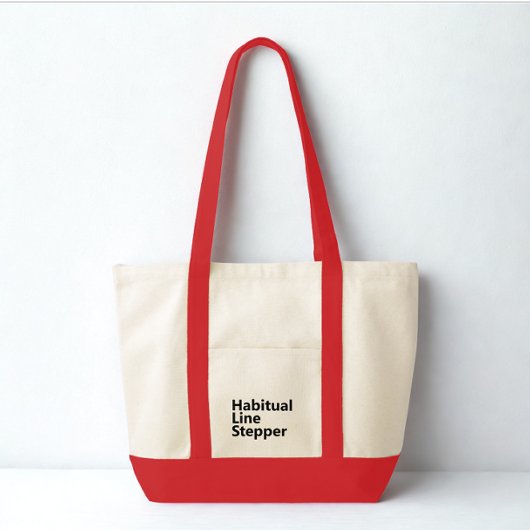 面白いモダンなタイポグラフィ ミニマリスト ブラック テキスト トートバッグ