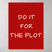 面白いモチベーションの引用ウォールアート ポスター (正面)