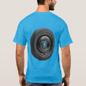 面白いモンスタートラック スペアタイヤ Tシャツ (裏面)