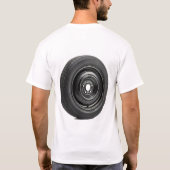 面白いモンスタートラック スペアタイヤ Tシャツ (裏面)