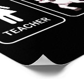 面白いユニコーン音楽教師 ポスター (角)