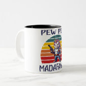 面白いユニコーン・バンバン・マダファカス ツートーンマグカップ (正面左)