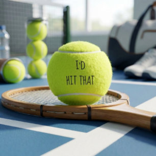 面白いユーモアセンスがたまらないテニス好きな人へのプレゼント テニスボール