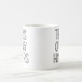 面白いユーモア 嫌われ者の涙 コーヒーマグカップ (中央)