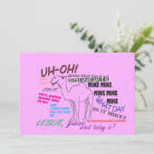 面白いラクダのこぶの日 卒業 招待状 (スタンド正面)